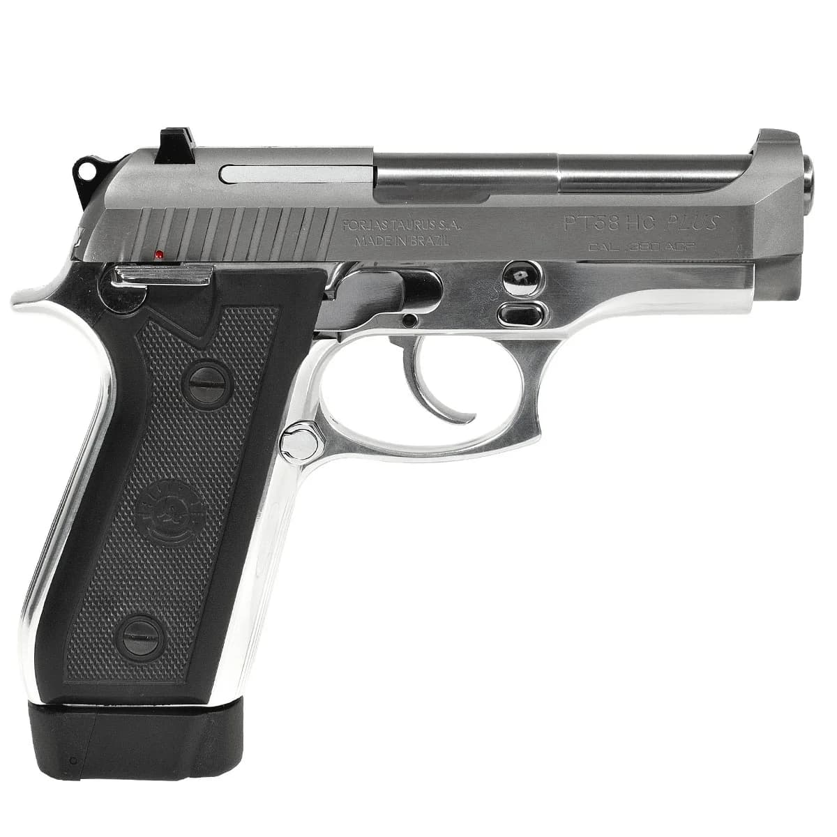 PISTOLA TAURUS PT58 HC PLUS - CAL .380 ACP S INOX FOSCO