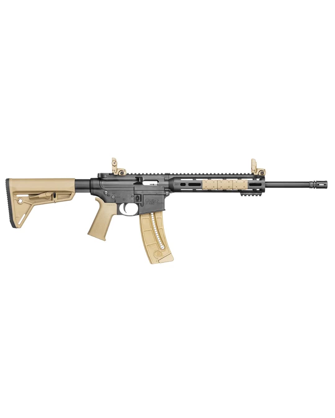 RIFLE SMITH & WESSON M&P 15-22 SPORT MOE SL FDE CAL .22LR 25 TIROS - CANO 16,5"