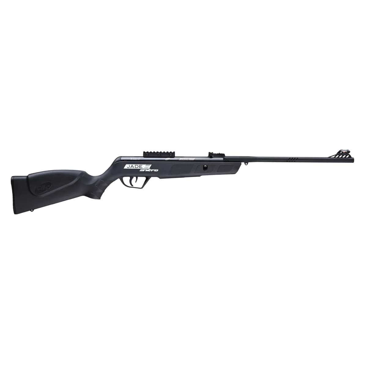 CARABINA DE PRESSÃO 5,5MM JADE MAIS NITRO - CORONHA POLÍMERO PRETA