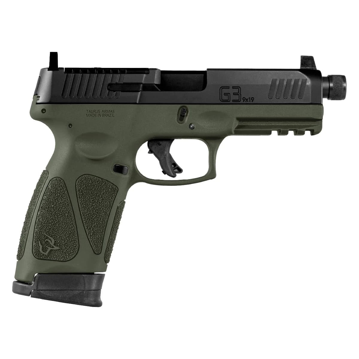 PISTOLA TAURUS G3 TACTICAL 9MM OD GREEN 4,5