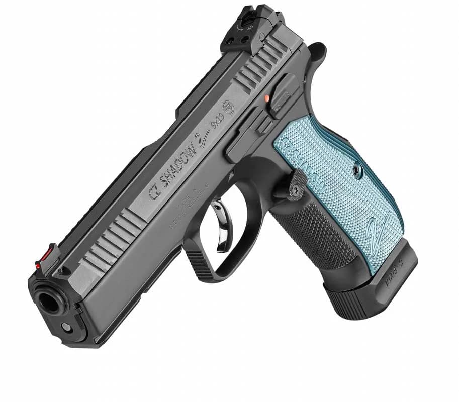 PISTOLA CZ SHADOW 2 OXIDADA TALA AZUL CAL.9MM