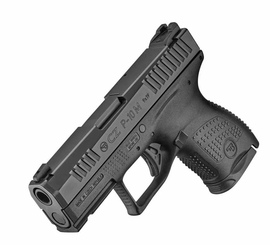 PISTOLA CESKA ZBROJOVKA CZ P-10M OXIDADA FOSCA - 7 TIROS CANO 3 CAL.9MM
