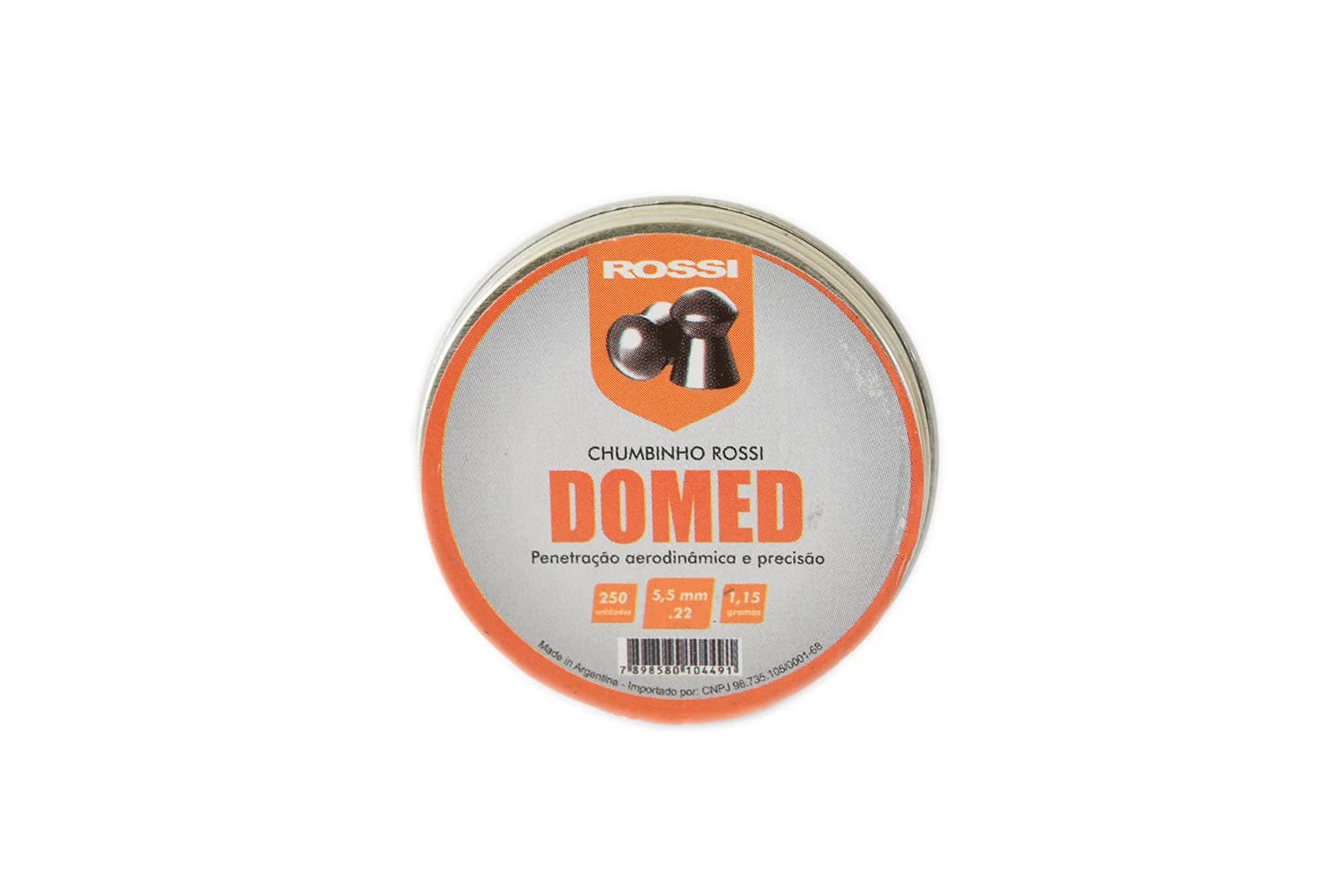 CHUMBINHO ROSSI DOMED 5,5MM 250 UNID