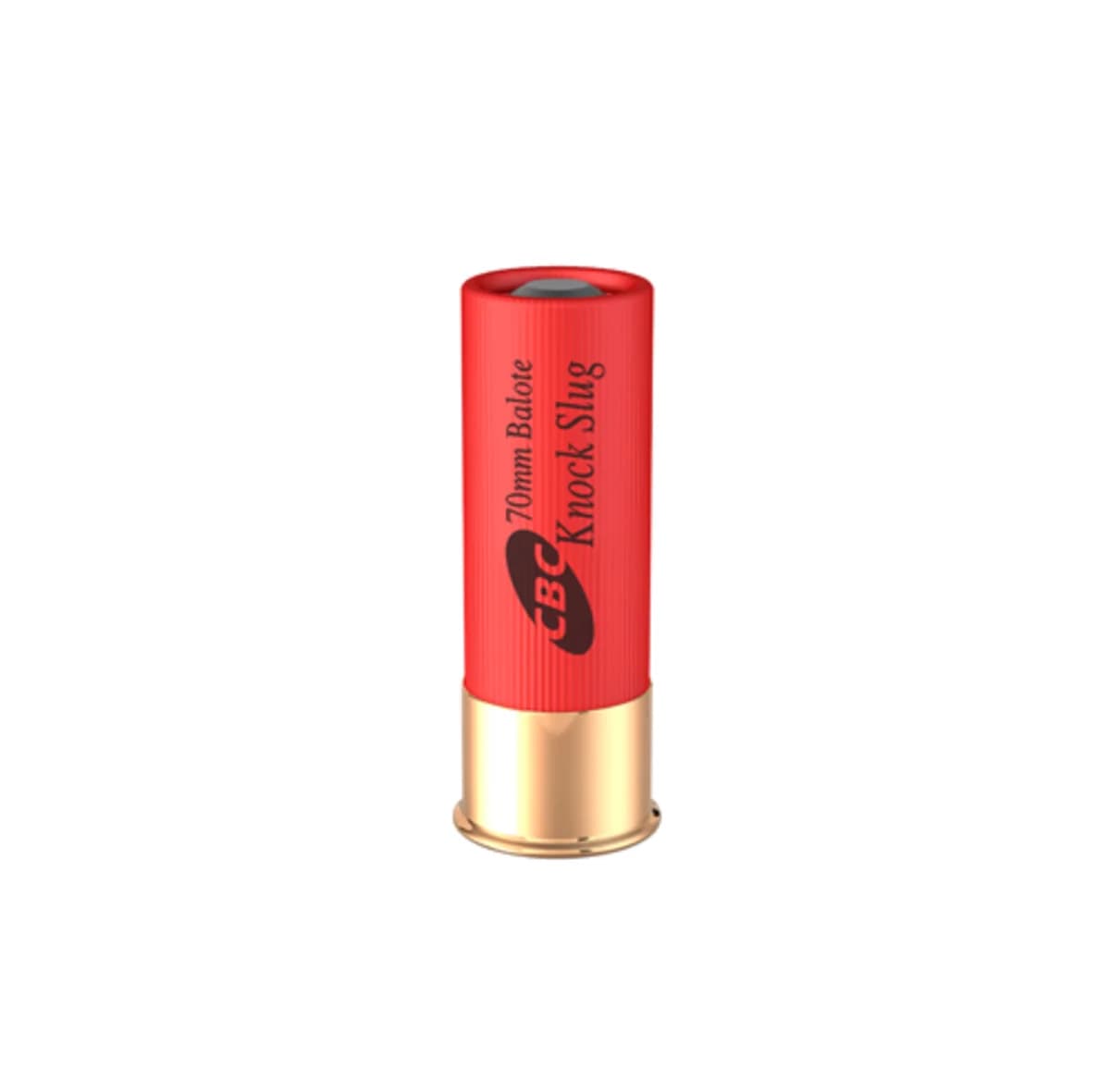 CARTUCHO CBC KNOCK SLUG CÂMARA 70MM CALIBRE 12 - 25 UNIDADES