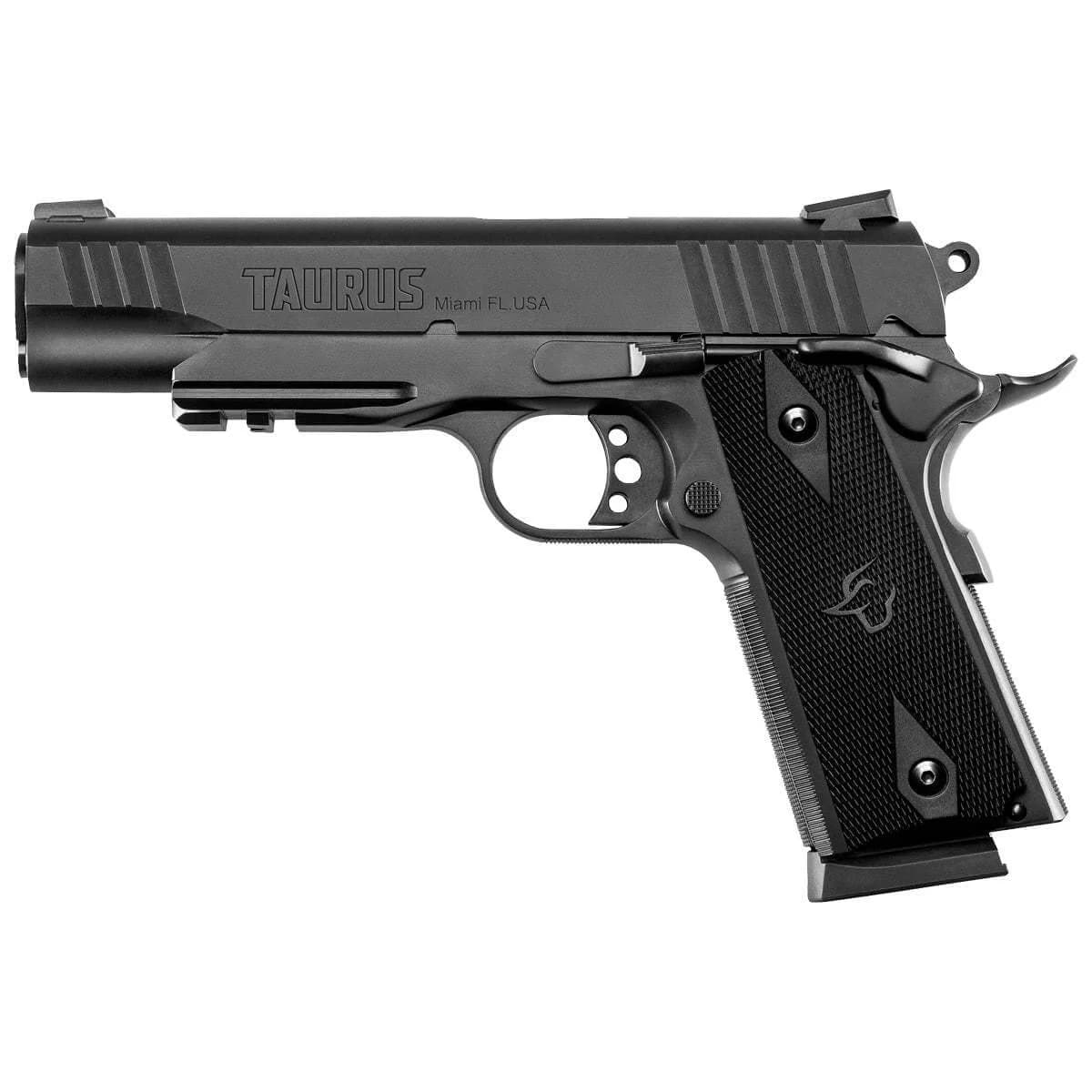 PISTOLA TAURUS OXIDA 1911 C/ TRILHO PICATINNY 20MM CAL .45