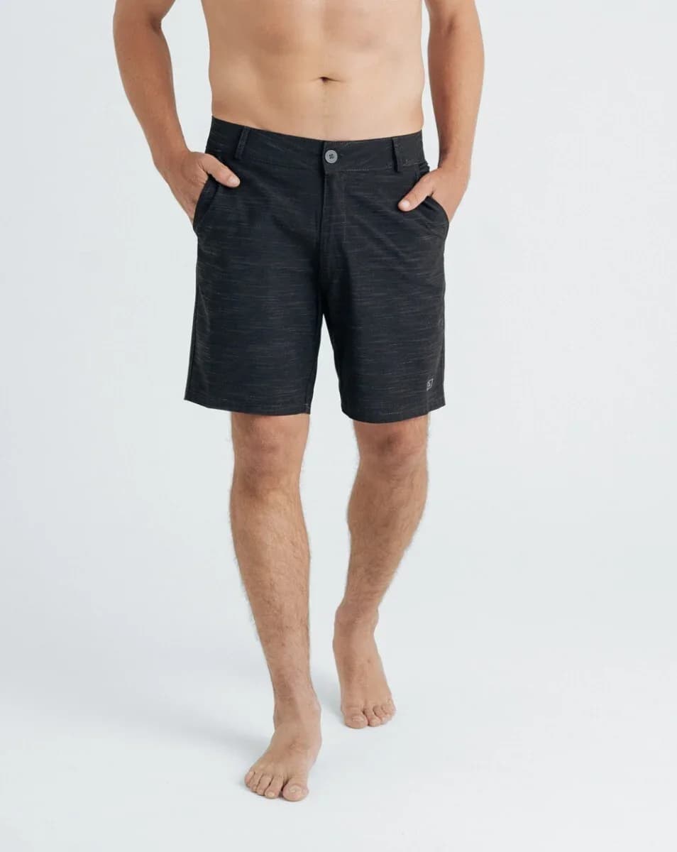Bermuda Boardwalk Stoked Masculina - Preta