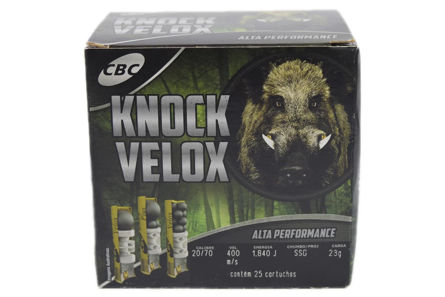 MUNIÇÃO KNOCK VELOX SSG 23G