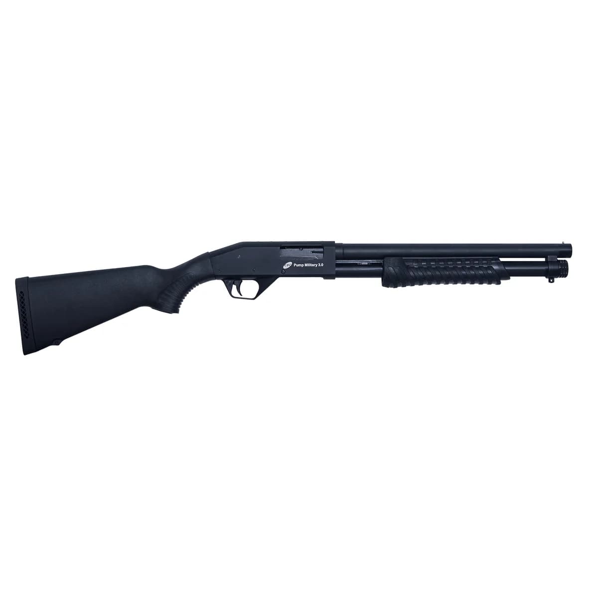 Espingarda CBC Pump Military 3.0 — Cal. 12 24" FIXA 12 (câmara 3" = 76,2 mm)