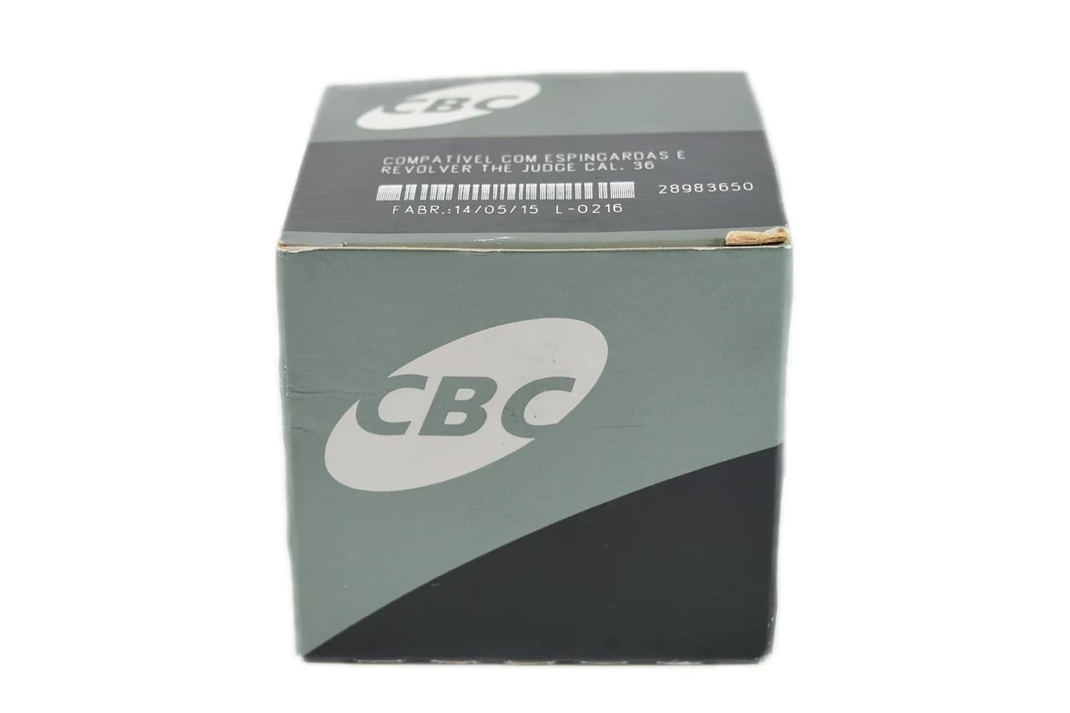 MUNIÇÃO CBC CAL. 36 9G