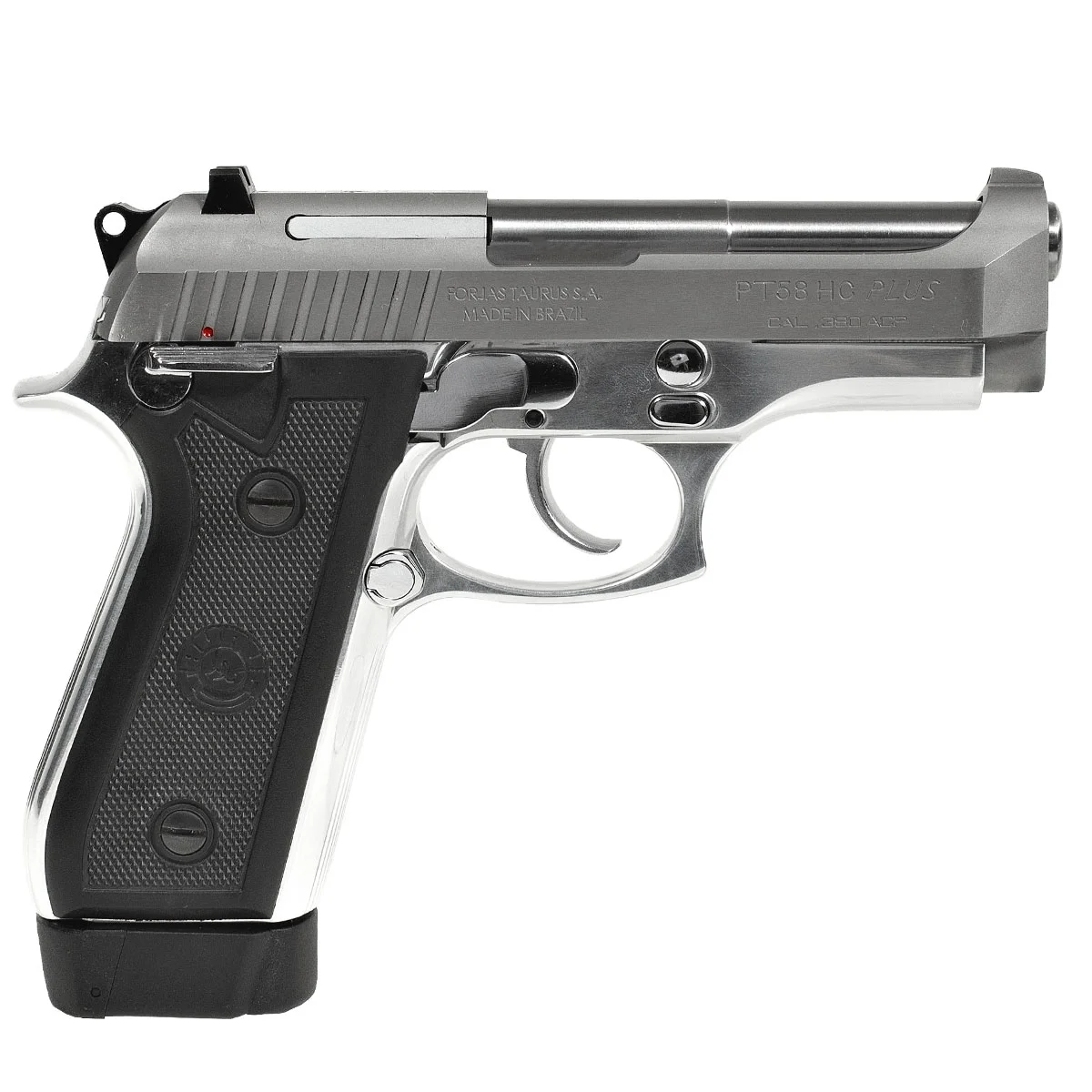 PISTOLA TAURUS PT58 HC PLUS - CAL .380 ACP S INOX FOSCO