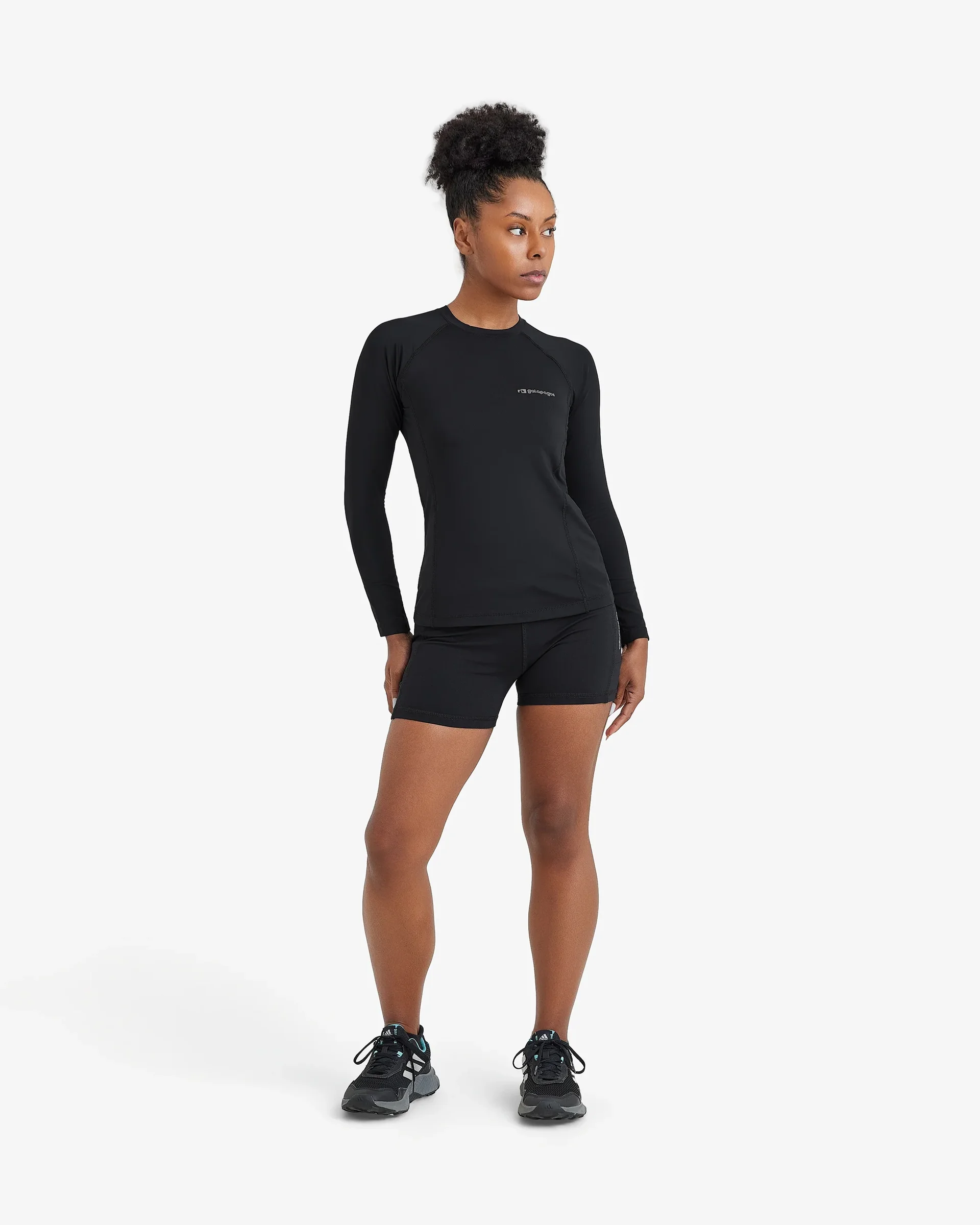 Blusa Segunda Pele UV Vella Feminina - Preta — foto 2