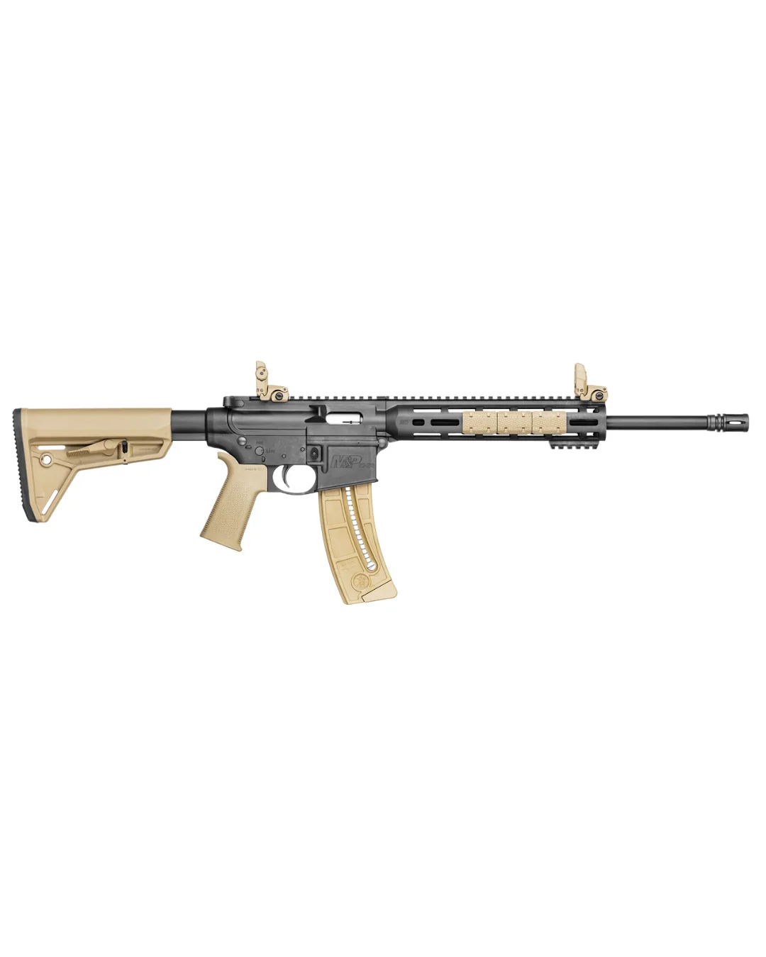 RIFLE SMITH & WESSON M&P 15-22 SPORT MOE SL FDE CAL .22LR 25 TIROS - CANO 16,5"