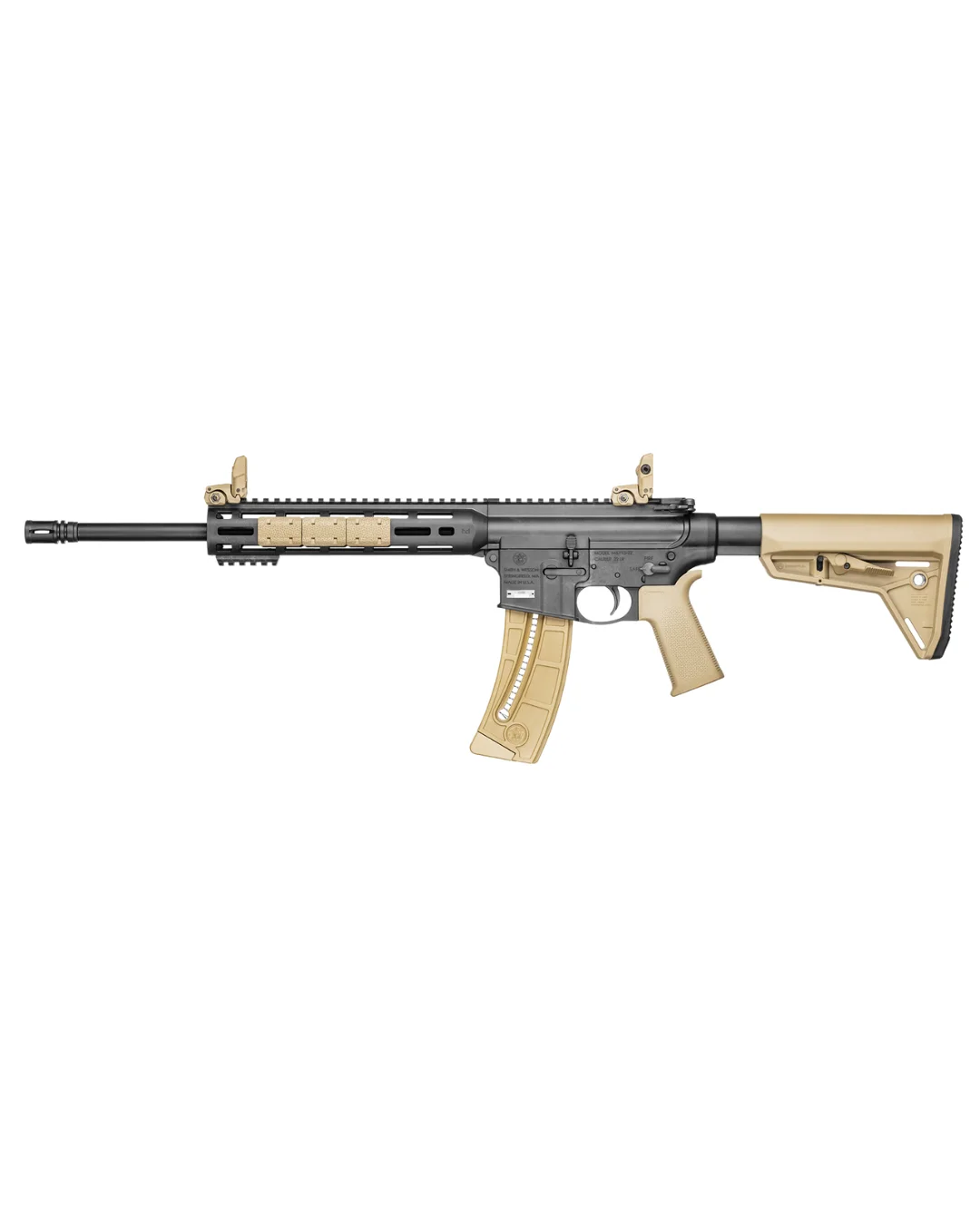 RIFLE SMITH & WESSON M&P 15-22 SPORT MOE SL FDE CAL .22LR 25 TIROS - CANO 16,5" — foto 3