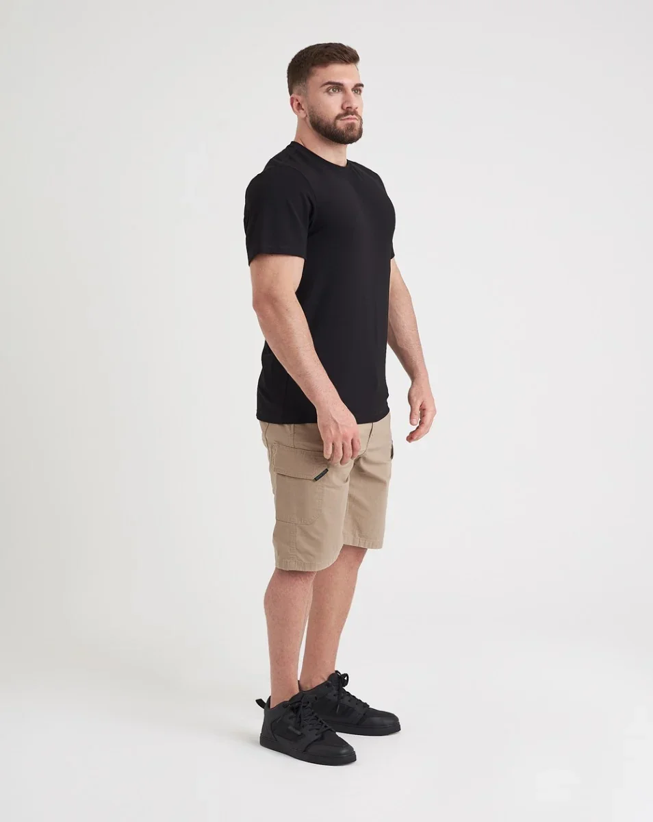 Bermuda Tática Motion Ripstop Elastano - Cáqui — foto 2
