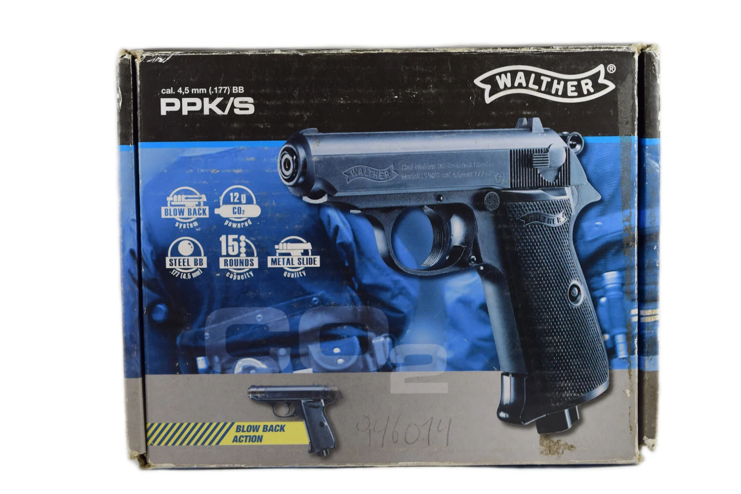 PISTOLA CO2 WALTHER PPK/S 4.5 MM — foto 2