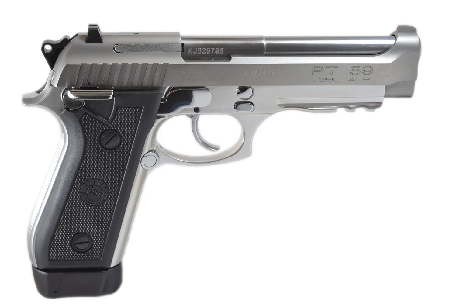 PISTOLA TAURUS PT 59S INOX CAL. 380 — foto 2