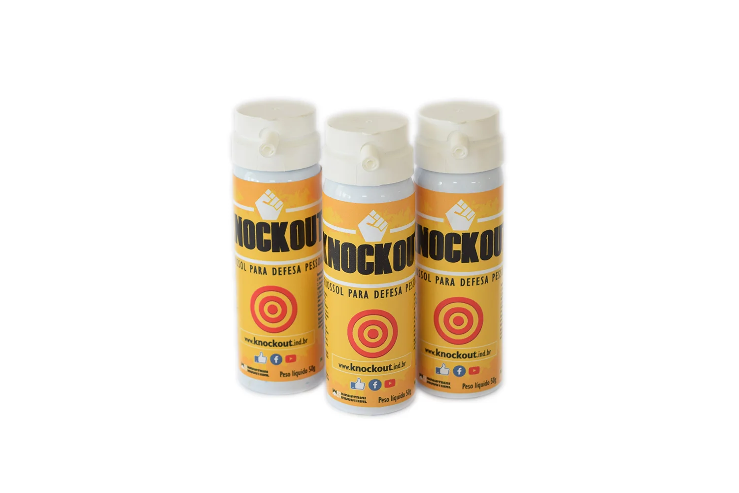 SPRAY PARA DEFESA PESSOAL KNOCKOUT TARGET 50G — foto 2