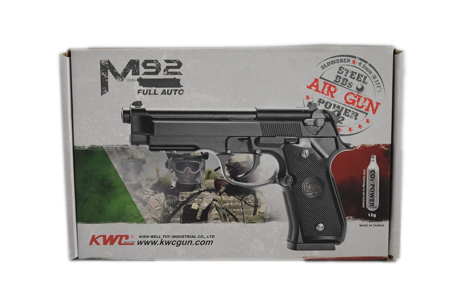 PISTOLA DE CO2 KWC M92 4.5MM — foto 2