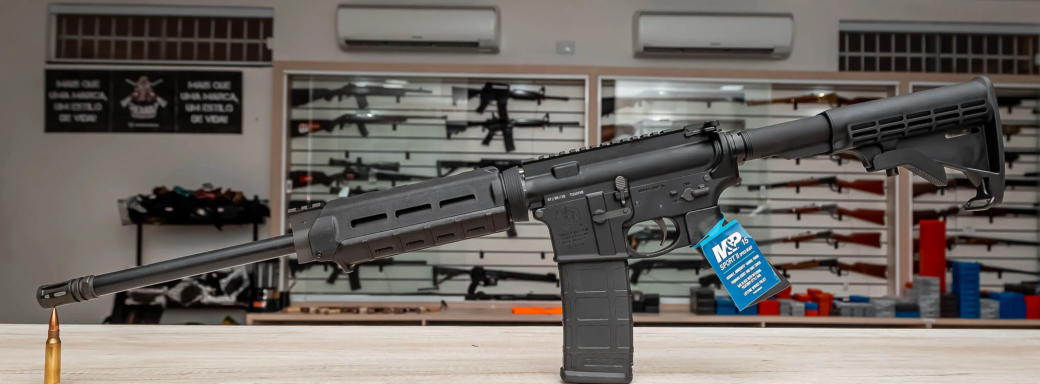 RIFLE SMITH&WESSON M&P 15 ESPORTE II CARBINE-LENGTH HANDGUARD CALIBRE 5,56 MM — foto 6