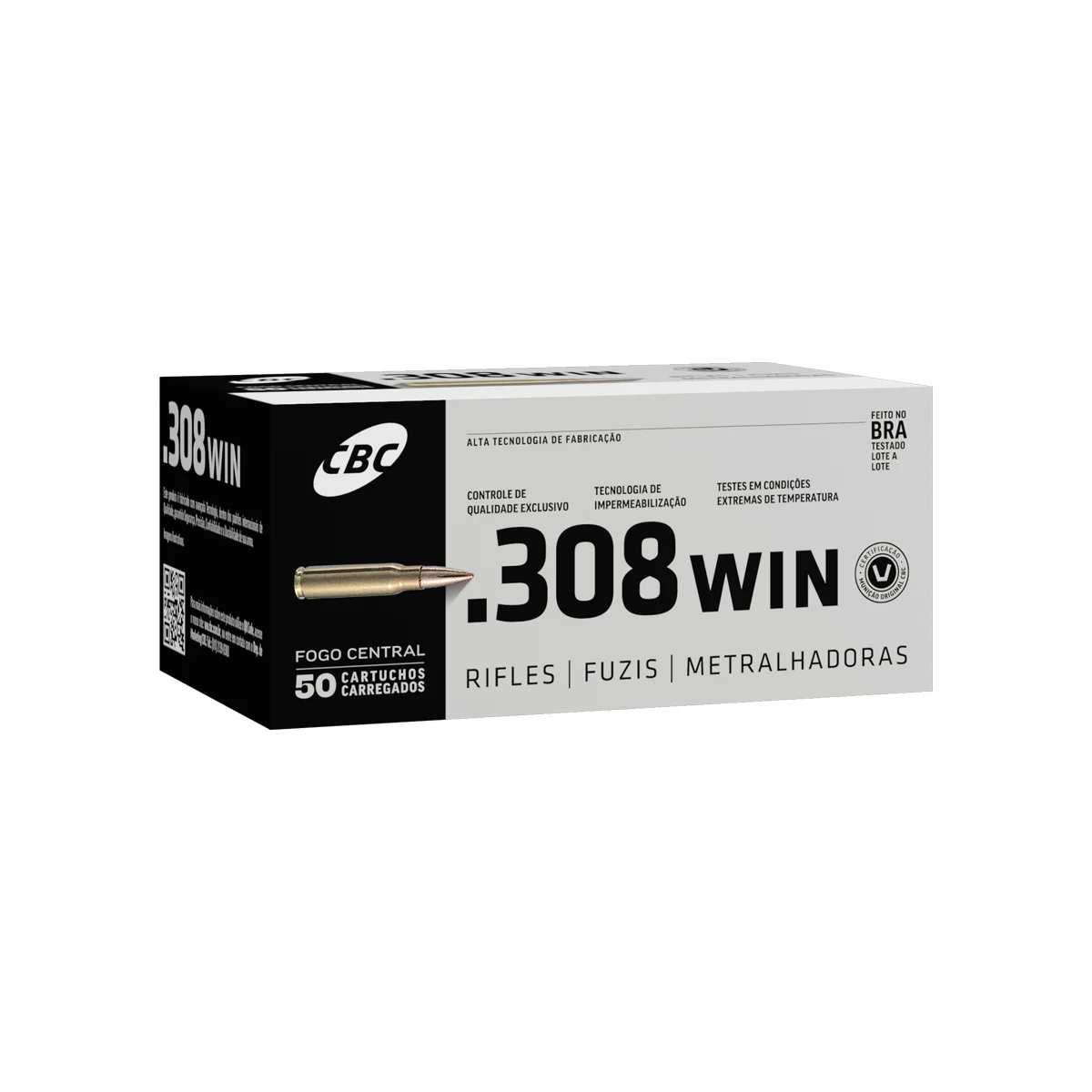 Munição CBC .308 Win ETPT 180gr — foto 2