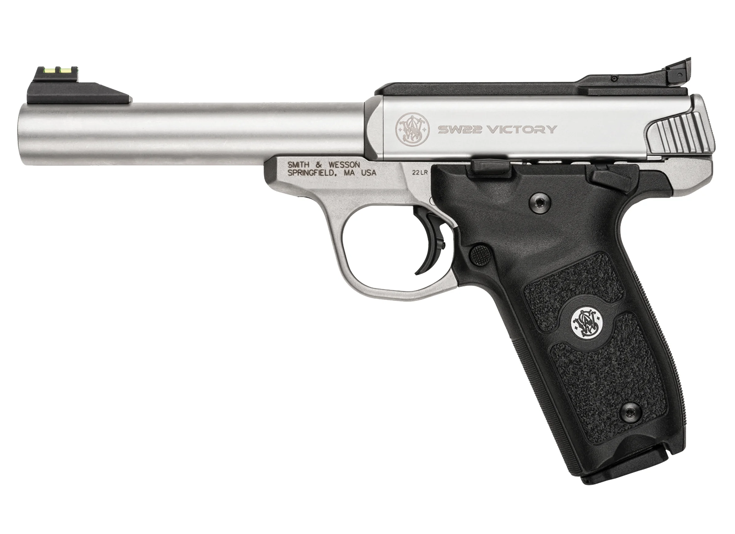 PISTOLA SMITH & WESSON SW22 VICTORY CALIBRE .22LR INOX — foto 2