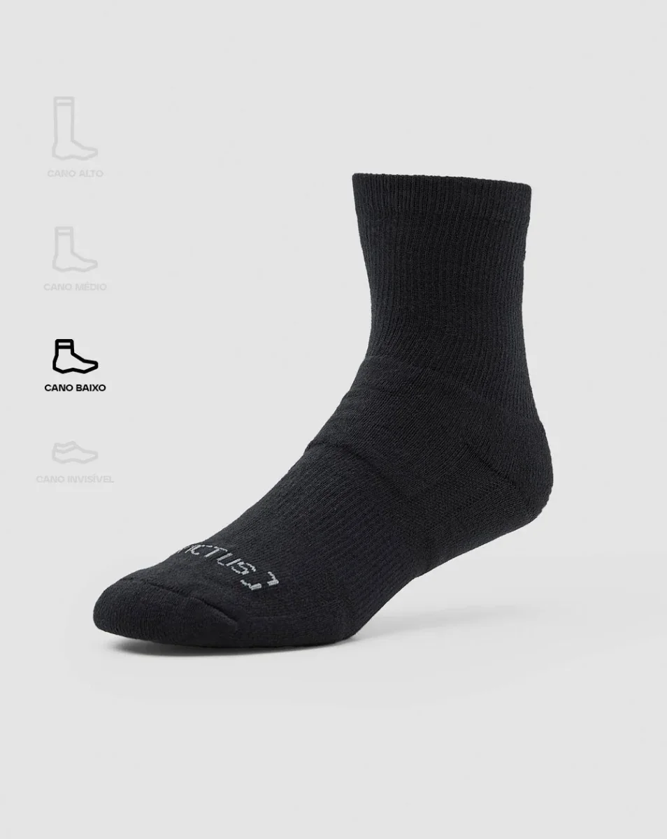 Meia Tática Tech Half - Preta — foto 2