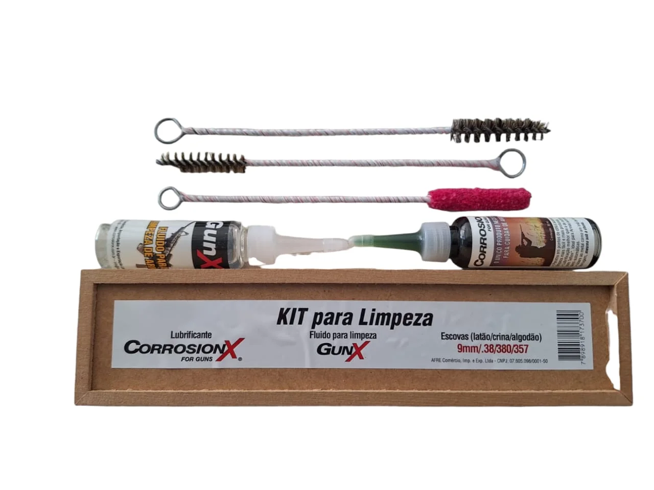 Kit De LIMPEZA PARA ARMAS 9MM/.380/.38/.357 CORROSION X — foto 2