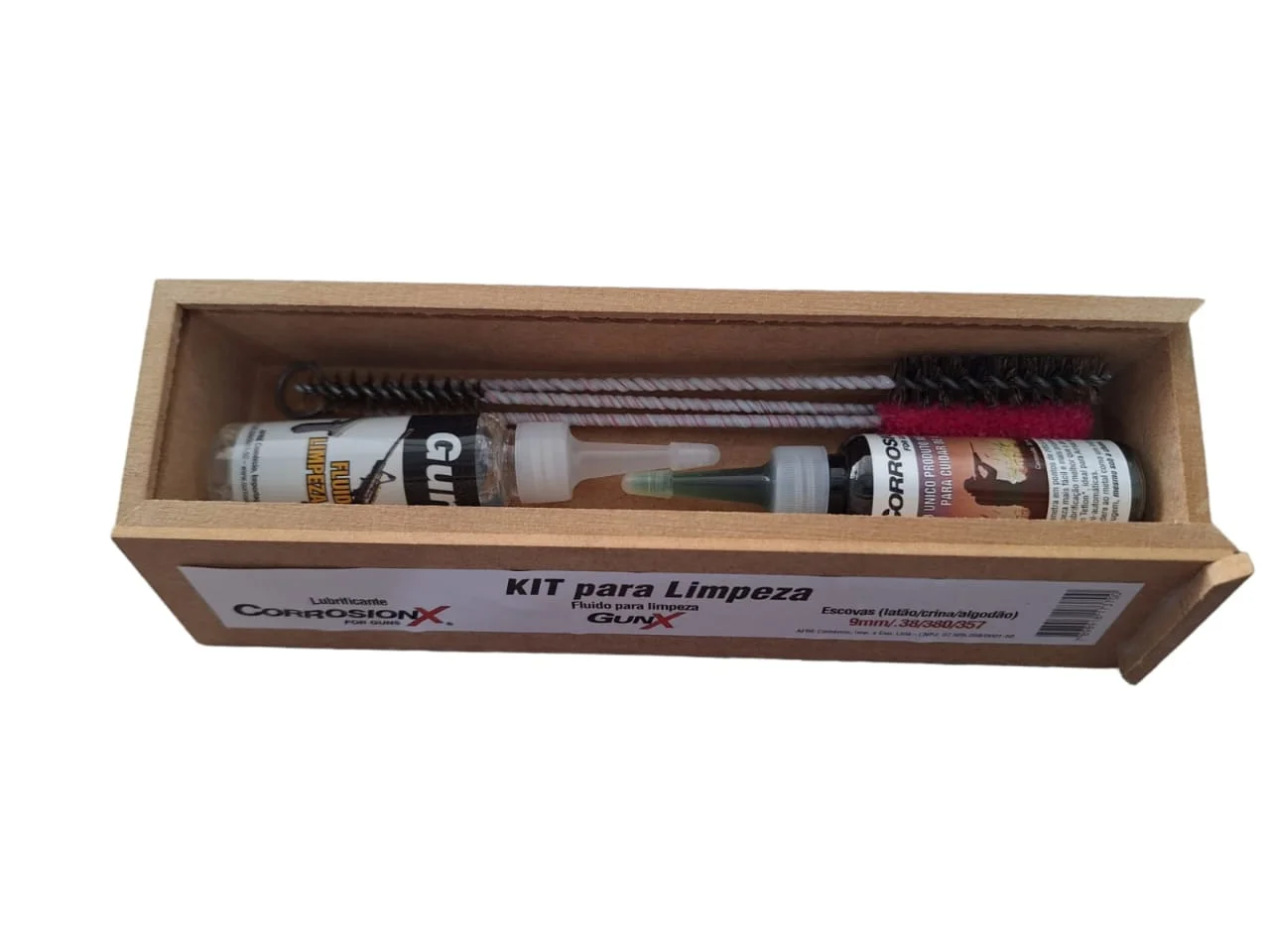 Kit De LIMPEZA PARA ARMAS 9MM/.380/.38/.357 CORROSION X — foto 3