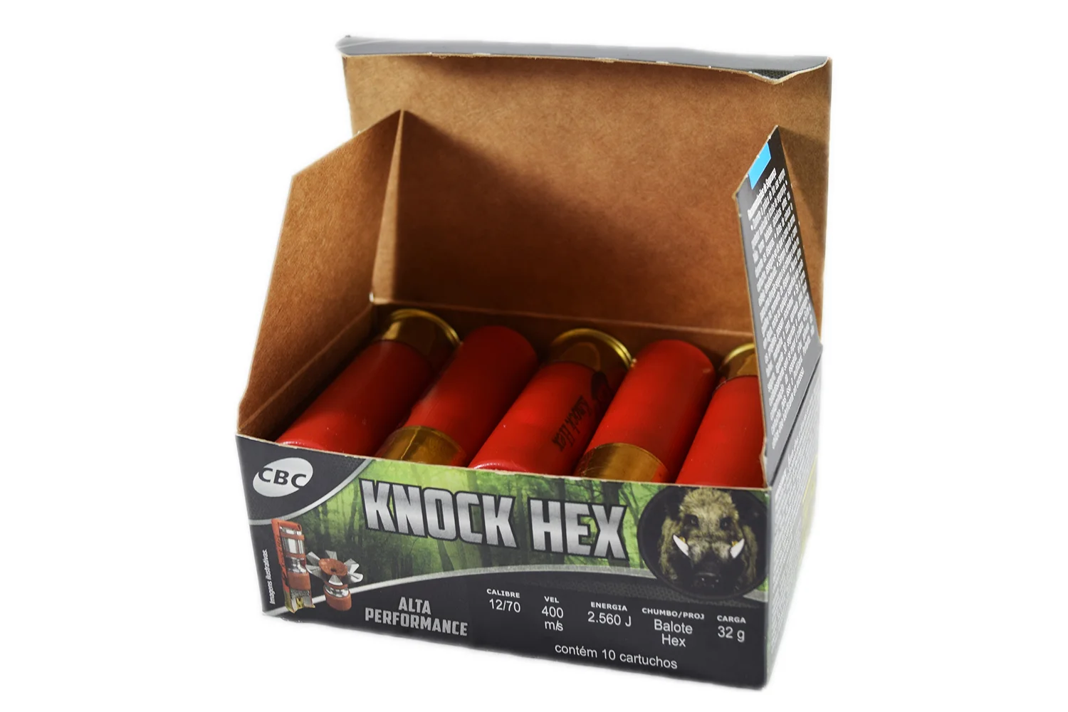 MUNIÇÃO KNOCK BALOTE HEX 32G — foto 2