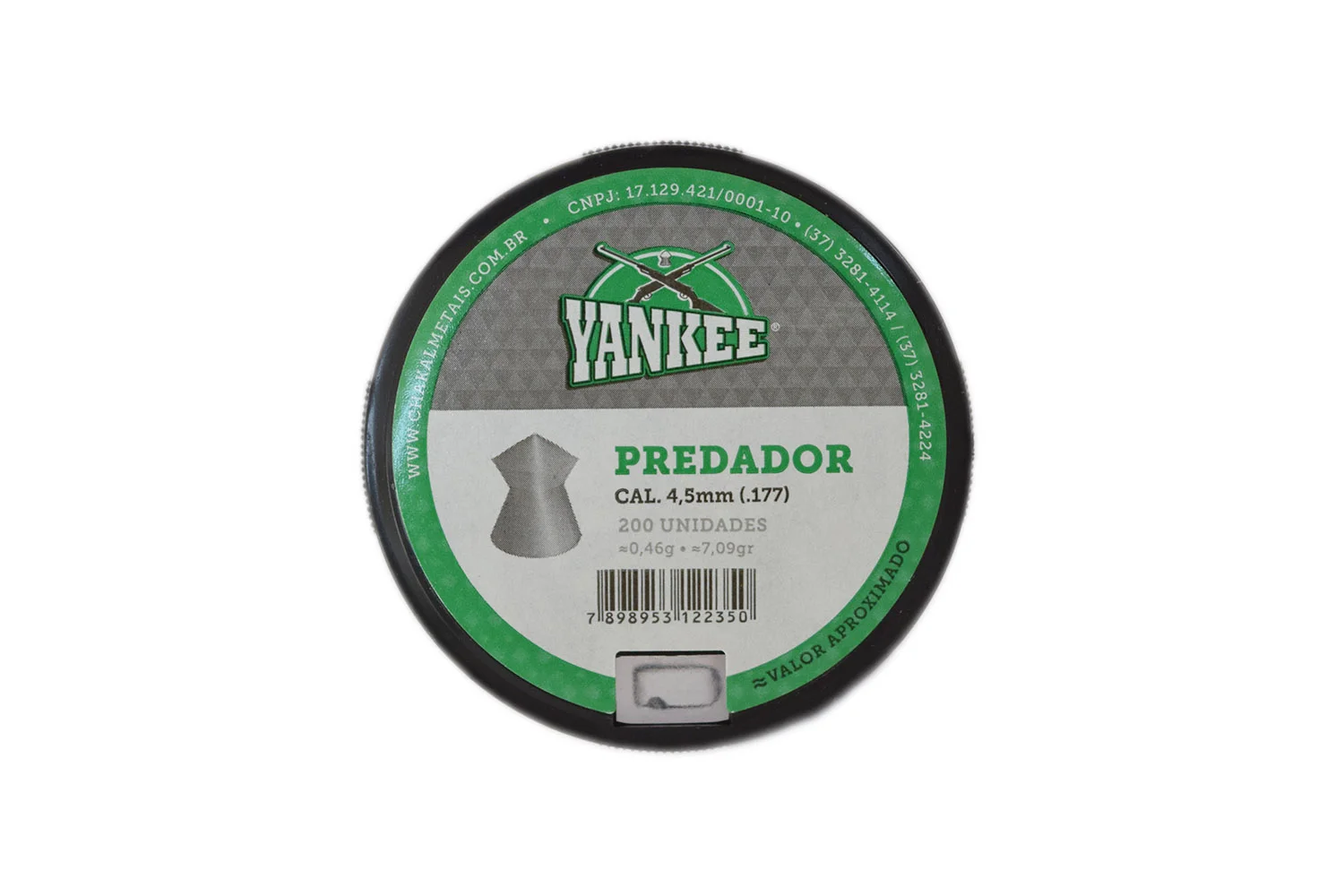 CHUMBINHO YANKEE PREDADOR 4.5MM 200 UNID