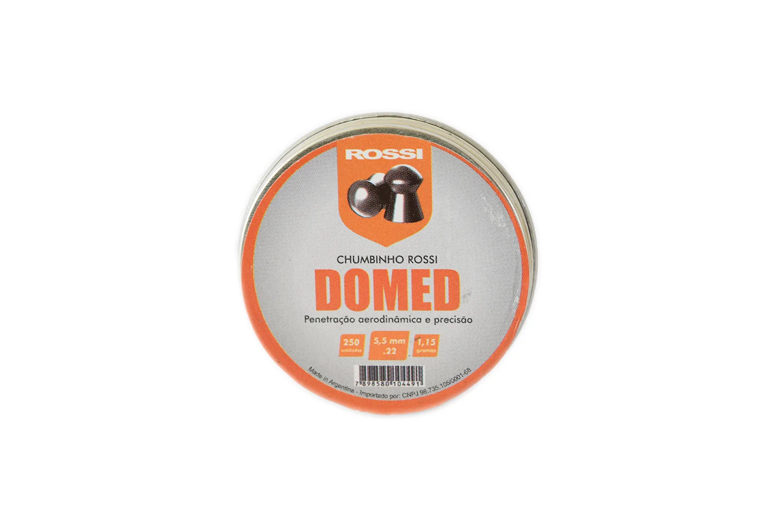 CHUMBINHO ROSSI DOMED 5,5MM 250 UNID