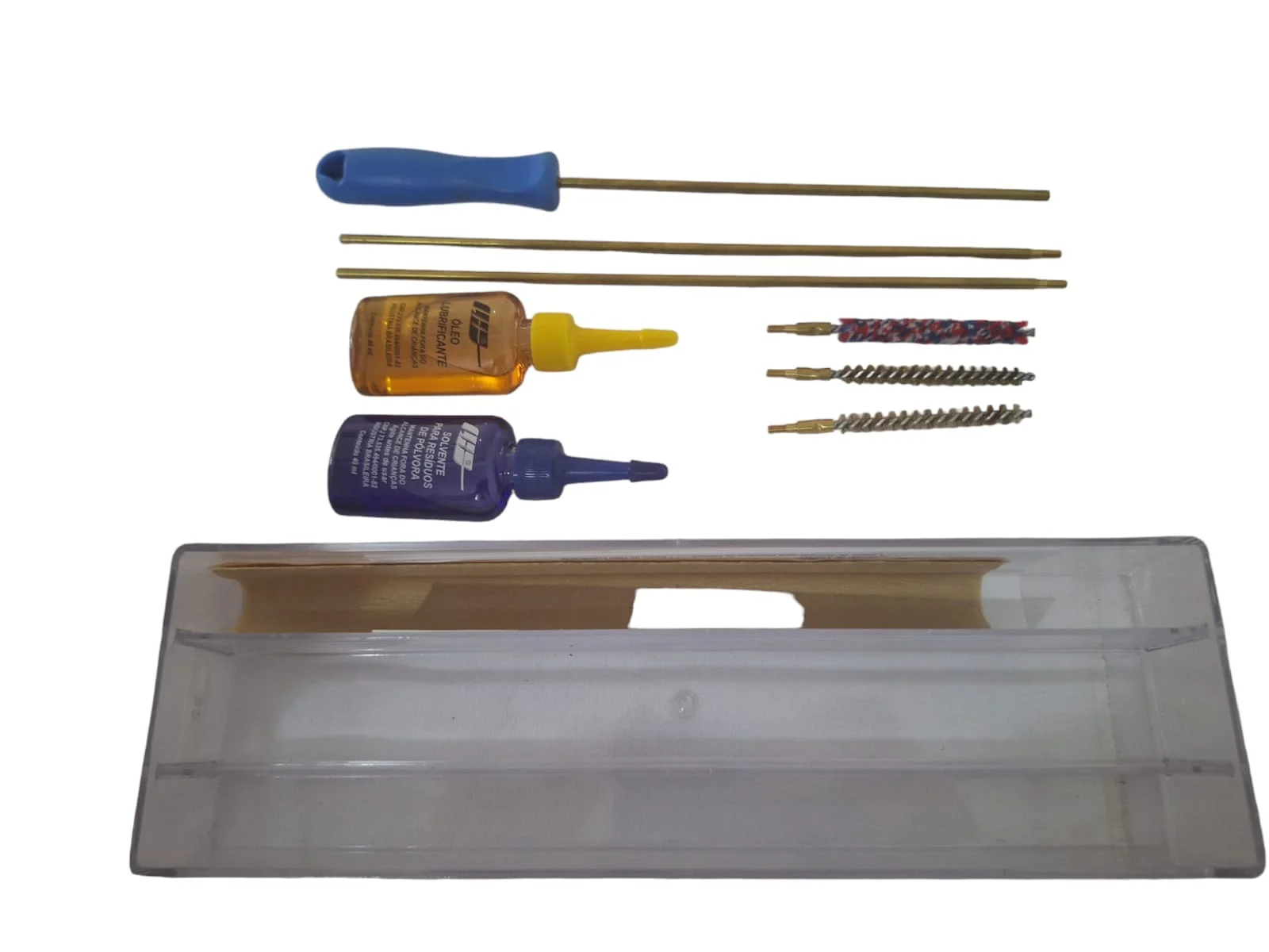 KIT DE LIMPEZA LH PARA ARMAS LONGAS CARABINA ESPINGARDA CALIBRE 22 — foto 2