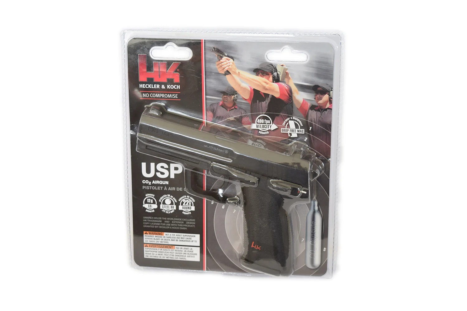 PISTOLA CO2 HECKLER & KOCH USP 4.5 MM
