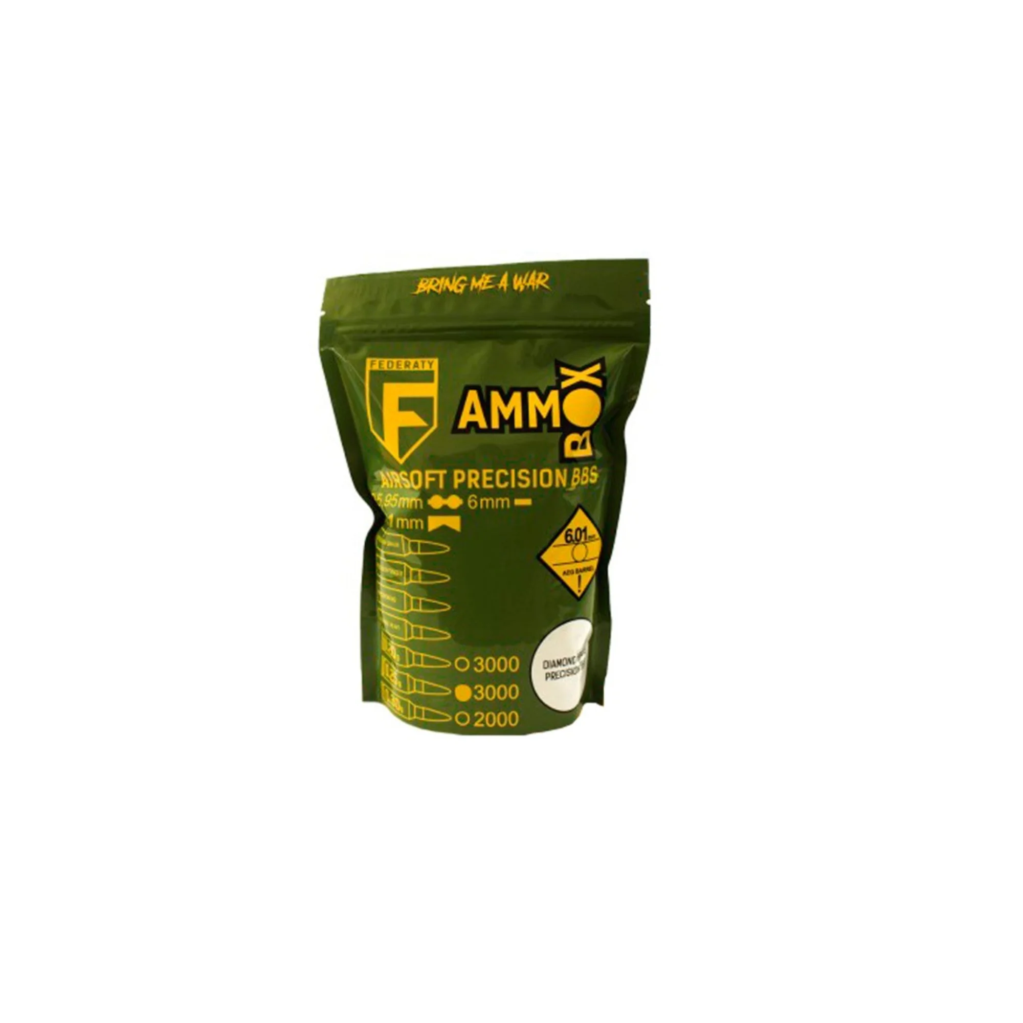 Airsoft BBs 0.20g Federaty 3000BBs