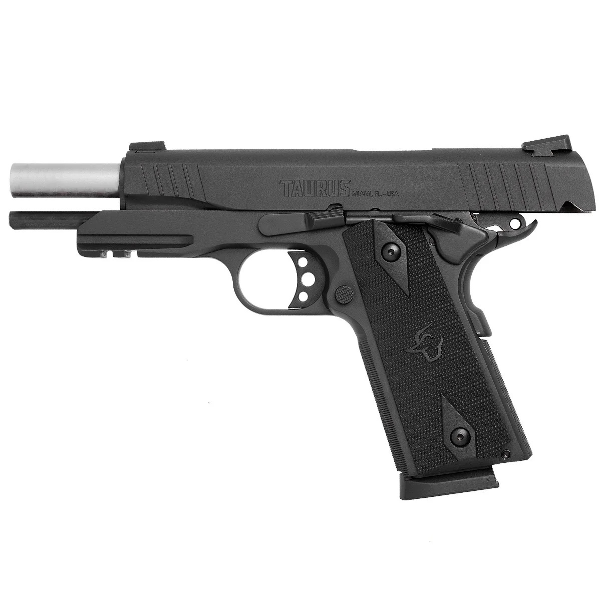 TAURUS .45ACP PT1911 8 TIROS CANO 5 CAFO TÁTICA — foto 4